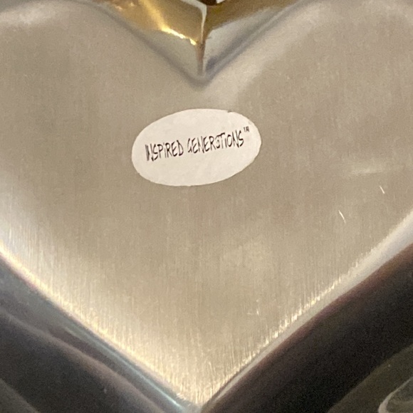 Inspired Generations Silver Toned Heart Bowl and Spoon - Picture 3 of 5